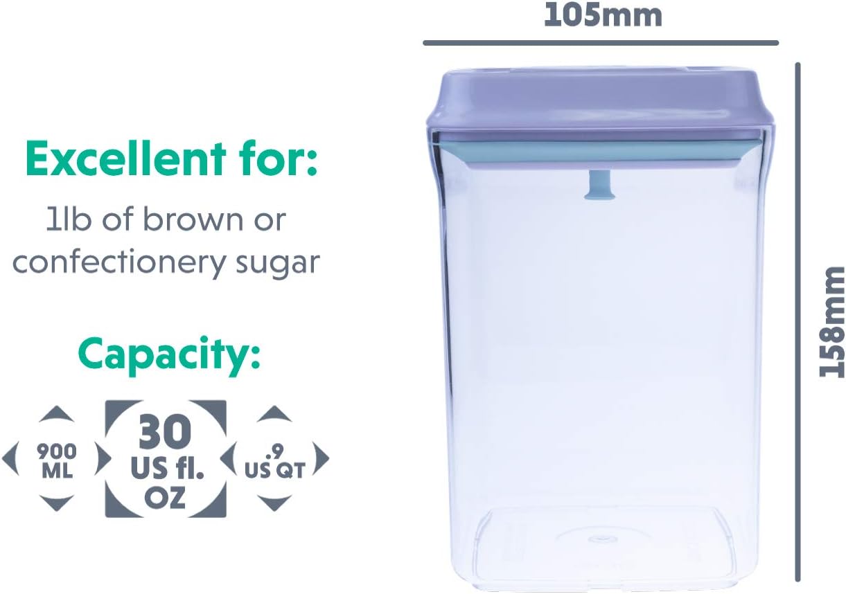 Bop Top | Airtight Meal Prep Containers with Lids | Food Storage Container Sets | Snack and Overnight Oats Fridge Organizer | Pantry and Kitchen Organization