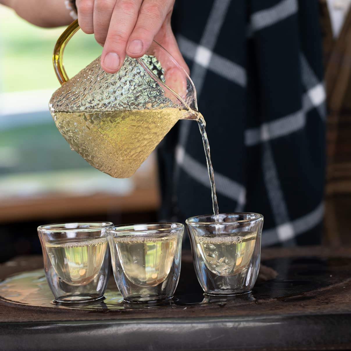 Grace Farms Organic JASMINE Green Tea (16 Pyramid Sachets) | Fragrant and Sweet | Fairtrade and Kosher Certified | Best Green Tea | Gives Back 100% of Profits