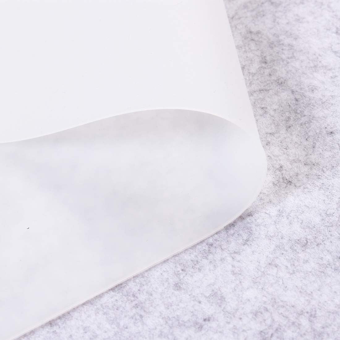 Extra Large Mulitpurpose Silicone Placemat,Countertop Protector, Kitchen Counter Mat, Table Mat, Heat Resistant, Washable, Non Slip ...… (Translucent -2PCS, 23.6X 15.8inch)