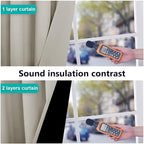NICETOWN 100% Blackout Curtains 54 inches Long, Double-Deck Completely Blackout - Image 4