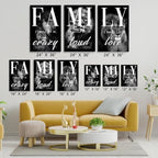 GUBIYU Farmhouse Family Wall Art Set of 3 Home Living Room Dining Room Wall - Image 3