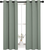 NICETOWN Bedroom Curtain Panels Blackout Draperies, 1 Pair, 29 by 40 inches - Image 2