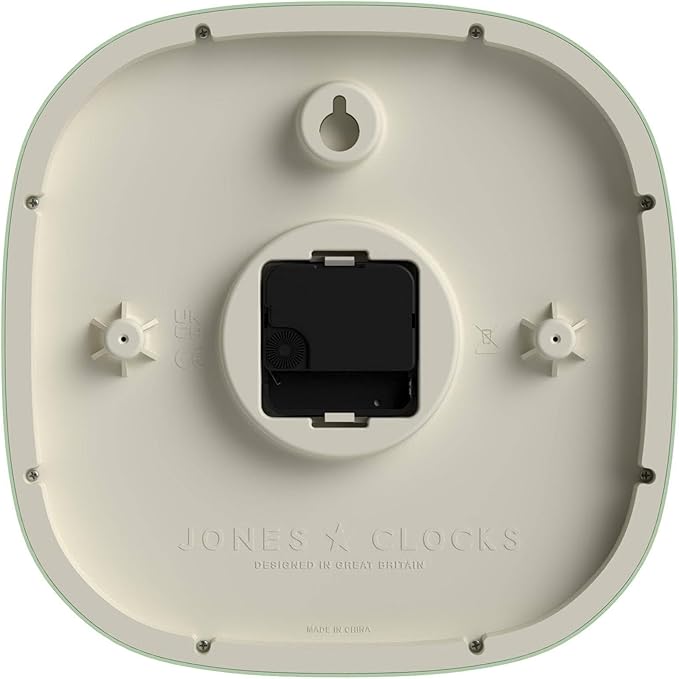 JONES CLOCKS® Sprite wall Clock | Modern Retro Rounded Square Clock | 10 inch | - Image 7