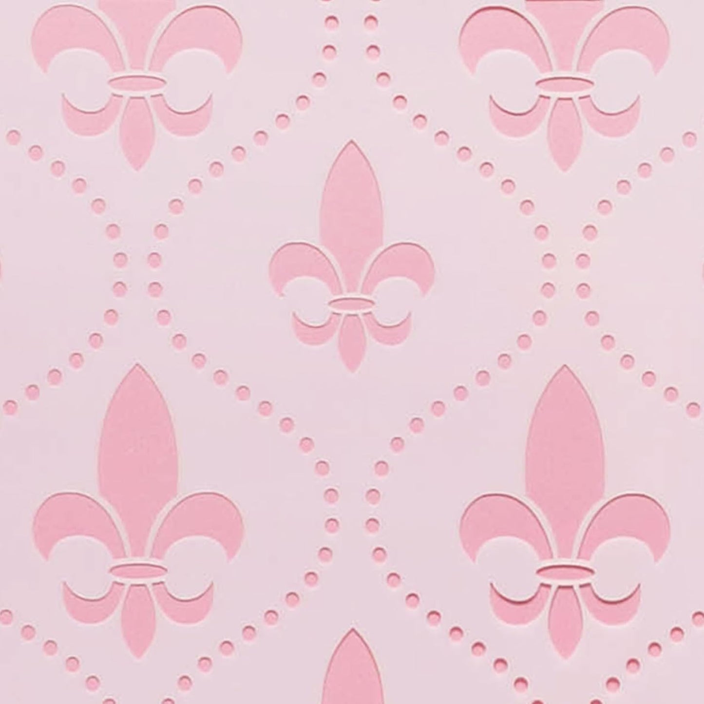 Royalty Lily Flower Large Cale Decorating Stencil (Fleurdelis)