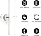 KARTOOSH Battery Operated Wall Sconces - Image 5