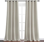 NICETOWN Natural Room Darkening Curtains 90" Long - Image 2