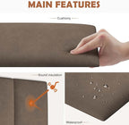 IFNOW Upholstered Wall Mounted Headboard, 3D Peel & Stick Soundproof Wall Panels - Image 4