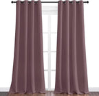 NICETOWN Dry Rose Blackout Curtains 108" Long - Image 2