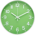 Wall Clock Modern Simple Quartz Decorative Clock Non-Ticking Silent Battery by BAKBRAND