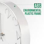 Wall Clock 12 Inch Non-Ticking Silent Modern Simple Style Round Decor Clock - Image 4