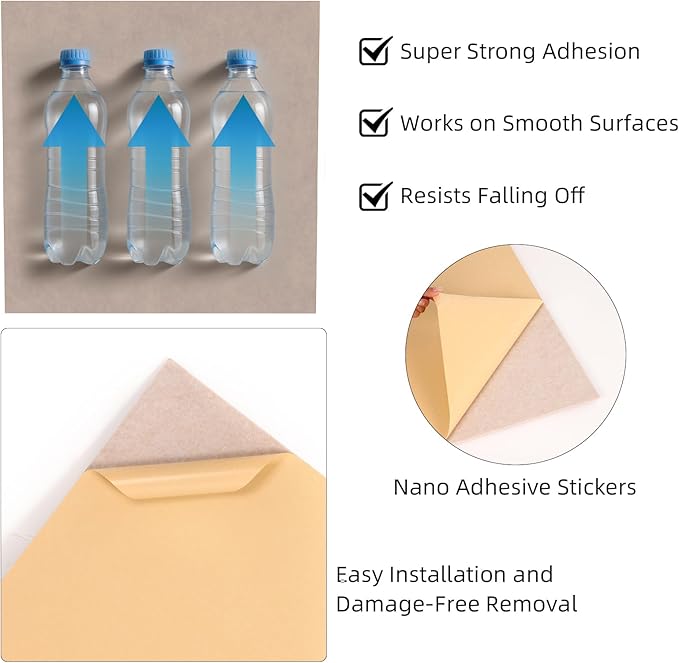 6 PCS Acoustical Wall Panels，23.6 x 23.6 Inch Self-adhesive Sound Absorbing - Image 6