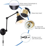 TRLIFE Wall Sconce Plug in, Dimmable Wall Sconce - Image 4