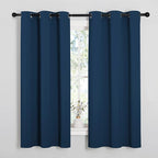 NICETOWN Room Darkening Curtains 63 inch Length 2 Panels, Thermal Insulated by NICETOWN