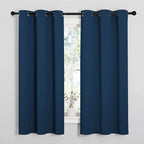 NICETOWN Moroccan Blue Room Darkening Curtains by NICETOWN