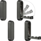 4PCS Foldable Wall Hooks, Flip Down Design by XSGTZMJ