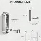 4PCS Foldable Wall Hooks, Flip Down Design - Image 8