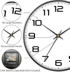 Modern Wall Clocks Battery Operated - Image 6