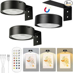 Xuolder Picture Lights for Wall, 2000mAh Rechargeable Battery Poster Lights LED by Xuolder