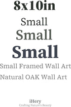 iHery Small Premium Natural Black OAK Wood 8x10in Everything You Can Imagine Is - Image 2