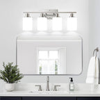 Indoi 4-Light Bathroom Light Fixtures, Brushed Nickel Vanity Lights - Image 6