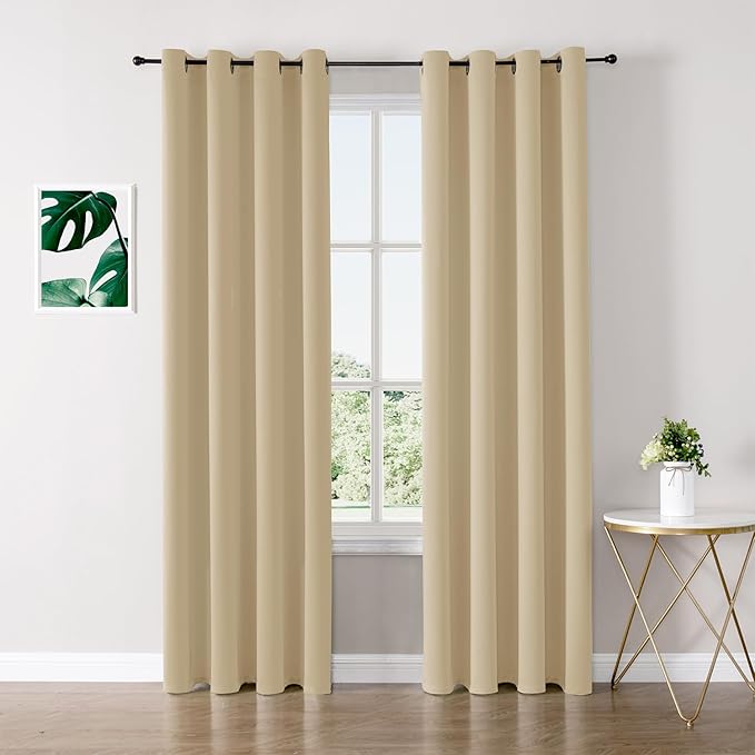 ChrisDowa Blackout Curtains 80 inches Long by ChrisDowa