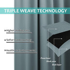 NICETOWN Full Shade Curtain Panels, Pair of Thermal Insulated & Energy - Image 6