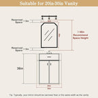 WallBeyond Wood Bathroom Mirrors - Image 5