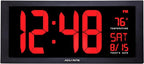 AcuRite 75100C 18-Inch Large Led Clock by AcuRite