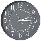 Wall Clock Modern Non-Ticking Battery Operated Silent Wall Clocks Simple Style by BAKBRAND