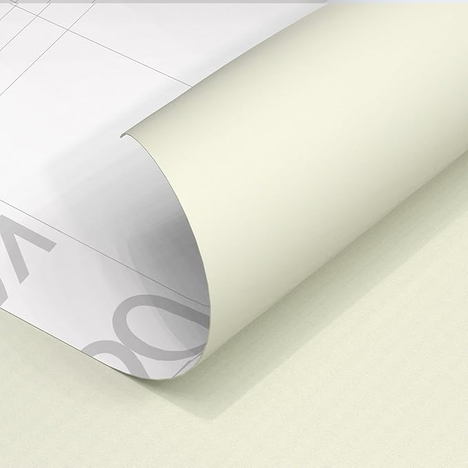 Yancorp 16"x120" Matte Beige Contact Papaer Peel and Stick Wallpaper Vinyl Wrap - Image 7