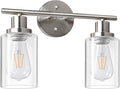 Unicozin 2 Light Vanity Lights, Brushed Nickel Wall Sconce Light by Unicozin