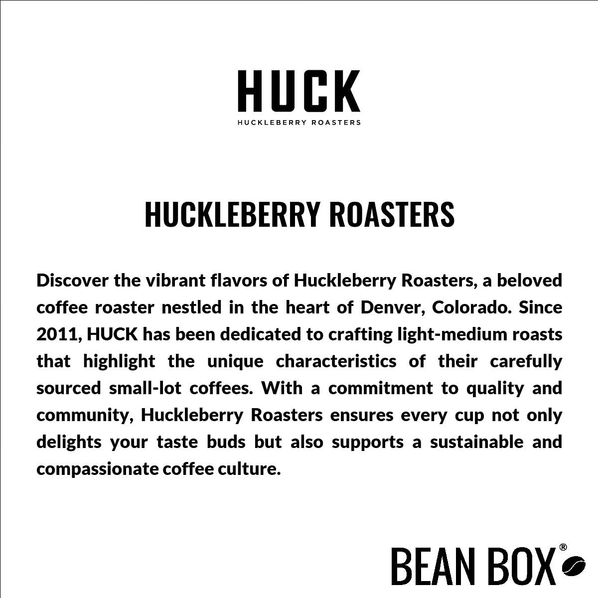 Sound and Vision Blend - Roasted by Huckleberry Roasters - Whole Bean Coffee - 2 Pound Bag