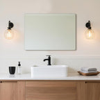 Frameless Mirror, Rectangle Bathroom Mirror - Image 7