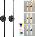 KARTOOSH Battery Operated Wall Sconces, Warm White/Natural White/Daylight/RGB by KARTOOSH