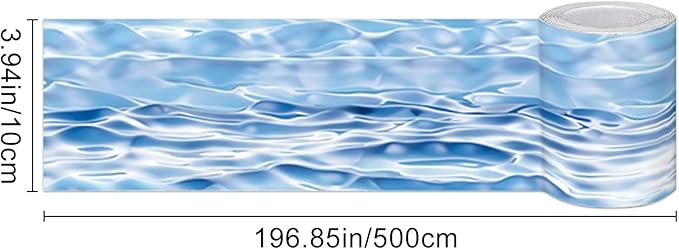 HOMETITUTE Wallpaper Border Peel and Stick Decorative Wall Trim Self Adhesive - Image 5