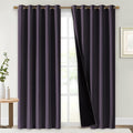 NICETOWN 100% Blackout Window Curtain Panels, 2 Pieces, Cold and Full Light by NICETOWN