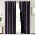 NICETOWN 100% Blackout Window Curtain Panels, Cold and Full Light Blocking by NICETOWN