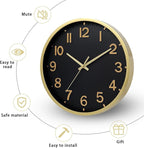 Wall Clocks Battery Operated 12 inch Modern Wall Clock, Silent Non Ticking Wall - Image 4