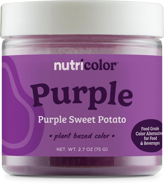 Nutricost Purple Plant Based Food Coloring From Purple Sweet Potato Powder (75 Servings) - Nutricolor Color Alternative For Food & Beverages