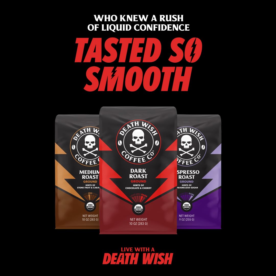 Death Wish Coffee - Single Serve Pods - Dark Roast Coffee Pods - Made with USDA Certified Organic (Chocolate Hazelnut, 30 Count)