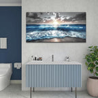 hyidecorart Canvas Wall Decor For Office Large Wall Art For Living Room Blue - Image 5