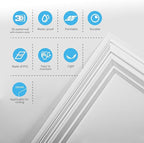 Art3d 12-Pack Drop Relief Ceiling Tiles - Image 4