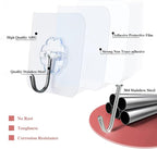 DDMY 36 Pack Heavy Duty Hooks Self Adhesive Large Hooks - Image 7