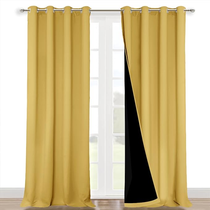 NICETOWN 100% Blackout Blinds, Laundry Room Decor Window Treatment Curtains by NICETOWN