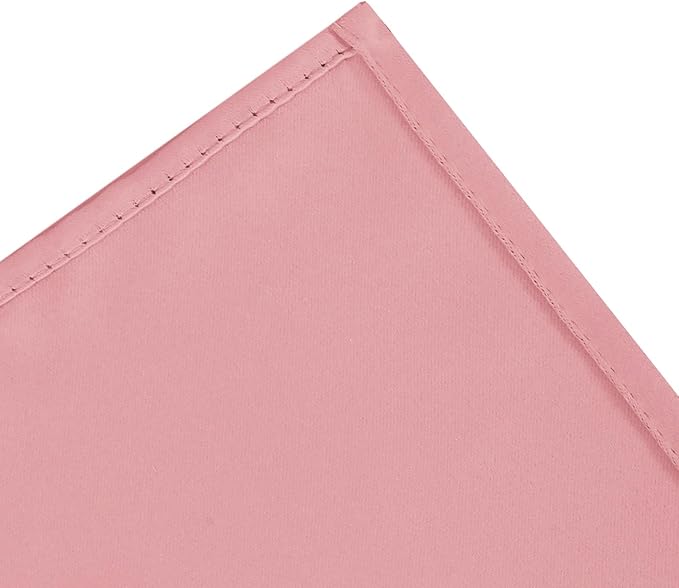 LEMOMO Blackout Curtains 52 x 120 Inch Long Pink Curtains Set of 2 Panels Room - Image 7