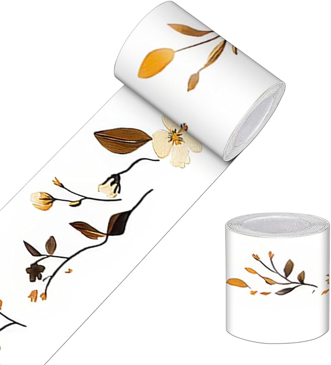 HOMETITUTE Wallpaper Border 4x196 Inch Peel and Stick Wall Border Wallpaper by HOMETITUTE