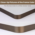 LOAAO 22”X30” Bronze Bathroom Mirrors - Image 4