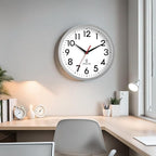 DAXSMY Atomic Wall Clock Analog 10 Inch Battery Operated Modern Decorative - Image 7