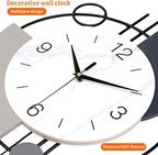 Dankeit Wall Clock, Silent Non-Ticking Quality Quartz Battery Operated - Image 2
