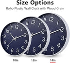 HZDHCLH Wall Clocks Battery Operated, Wall Clock Navy Blue, 14 inch Wall Clock - Image 5